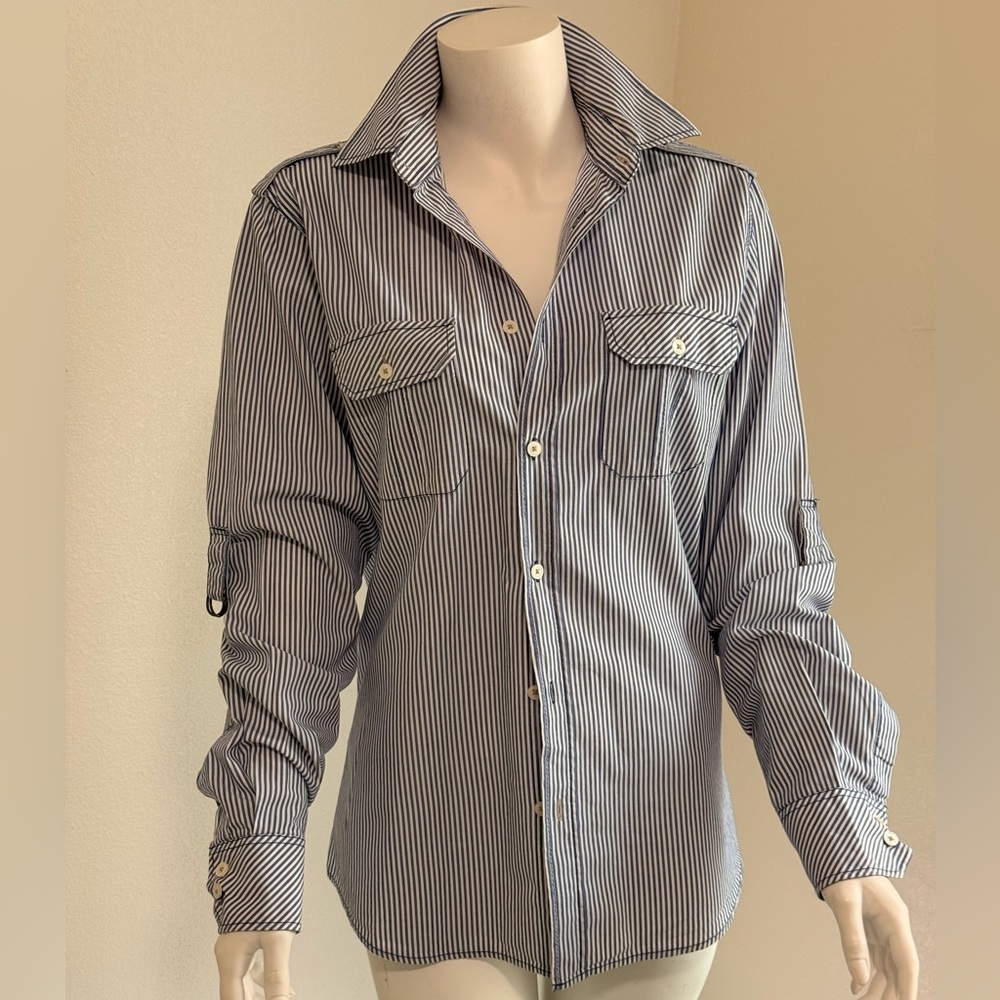 Blue Striped Shirt by ZARA